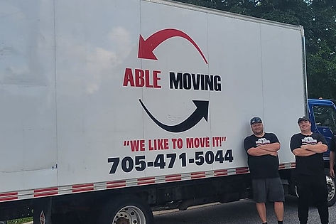 ABLE Moving truck with crew